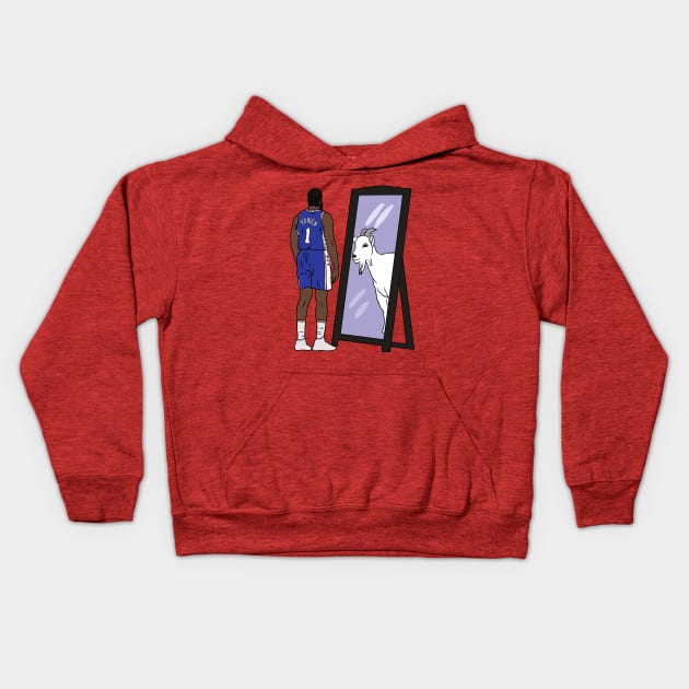 James Harden Mirror GOAT Kids Hoodie by rattraptees